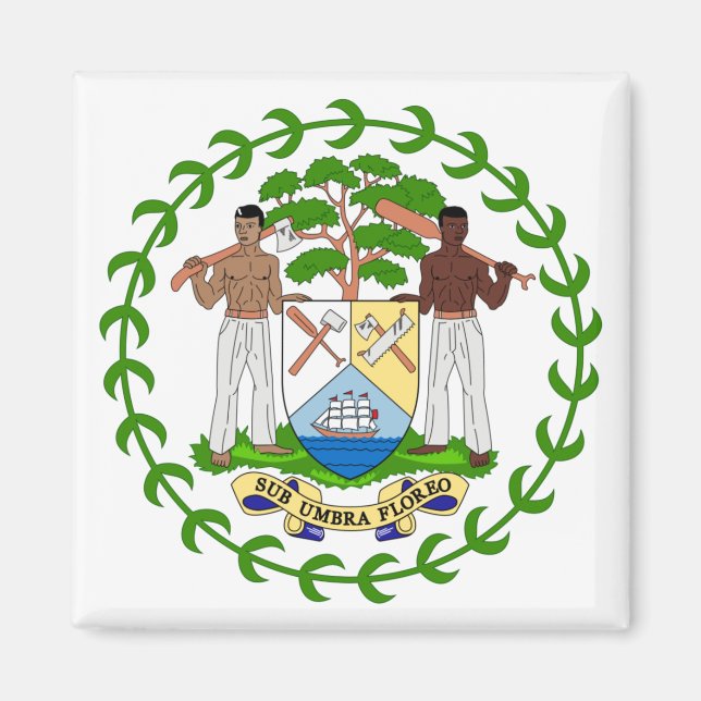 belize emblem magnet (Front)