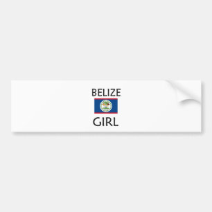 BELIZE GIRL BUMPER STICKER