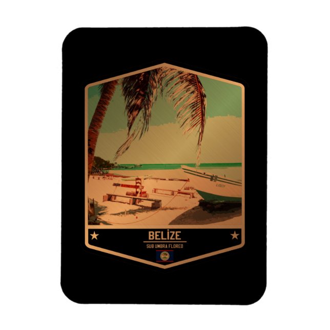Belize Magnet (Vertical)