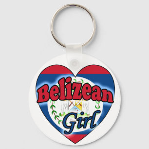 Belizean Girl Key Ring