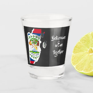 Belizeans Wine Together Liquor Shot Glass