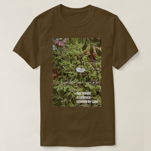 Belknap Mushroom with Quote T-Shirt (Design Front)