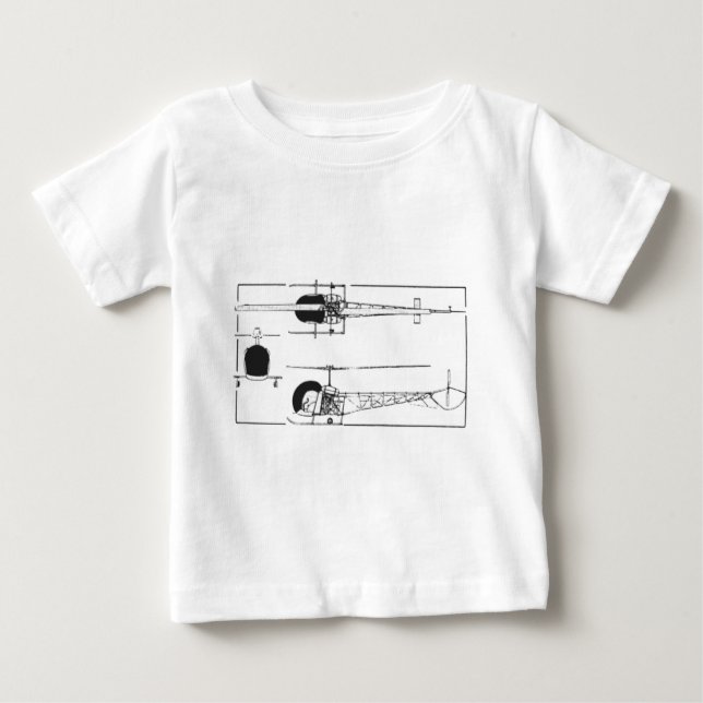 Bell 47 Helicopter Baby T-Shirt (Front)
