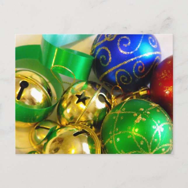 Bell, Balls and Ribbons Postcard (Front)