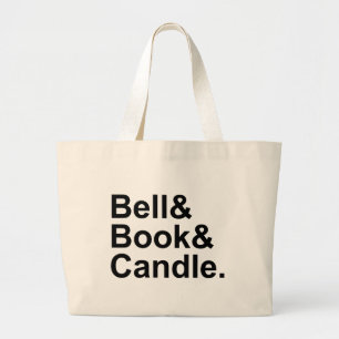 Bell Book & Candle Excommunication by Anathema Large Tote Bag