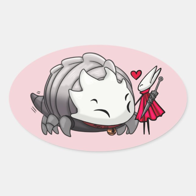 Bell Buddies Oval Sticker (Front)