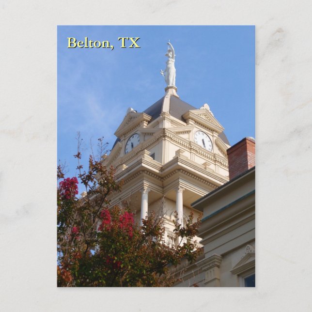 Bell County Courthouse Postcard (Front)