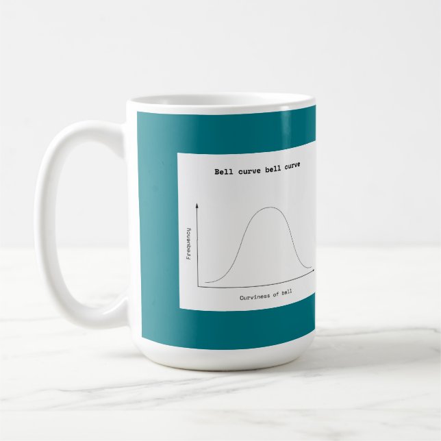 Bell curve bell curve mug (Left)