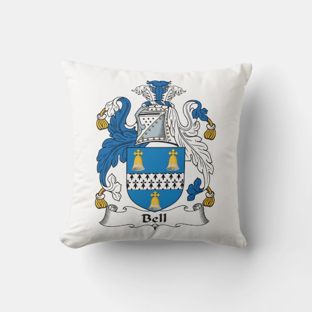 Bell Family Crest Cushion (Front)