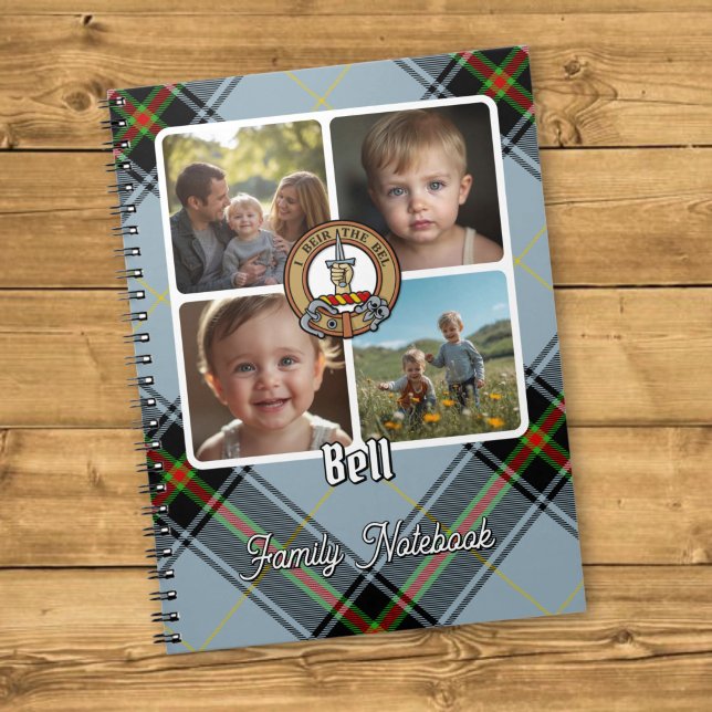 Bell Family Photo Collage Notebook (Creator Uploaded)