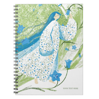 bell flowers notebook