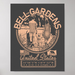 BELL GARDENS CALIFORNIA - VETERANS PARK POSTER