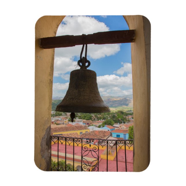 Bell in a church tower, Cuba Magnet (Vertical)