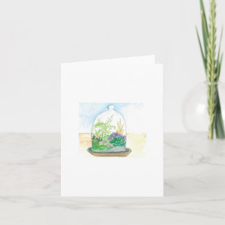 Bell Jar Terrarium Blank Card