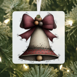 Bell of Holiday Cheer Metal Tree Decoration