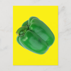 BELL PEPPER (GREEN)   POSTCARD