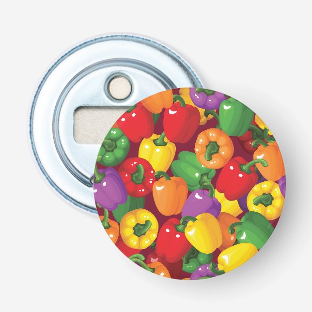 Bell Pepper Pattern Bottle Opener (Front)