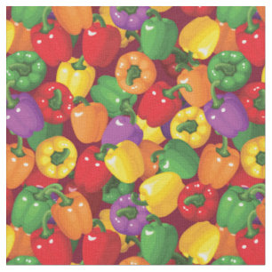 Bell Pepper Pattern Fabric