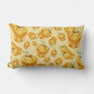 Bell Pepper Pattern Lumbar Cushion