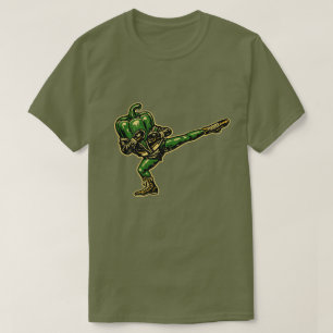 Bell Pepper Savate — Vintage Retro French Fighter  T-Shirt