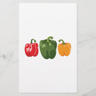 Bell Pepper Trio Stationery
