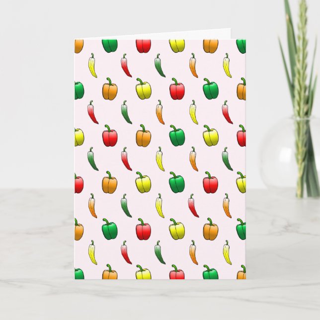 Bell Peppers and Long Sweet Peppers Card (Front)