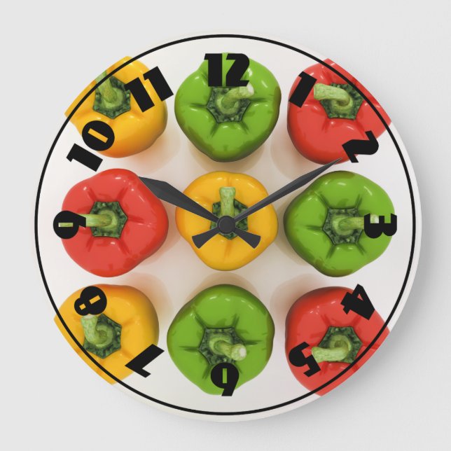 Bell Peppers Clock (Front)
