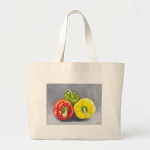 Bell Peppers Large Tote Bag