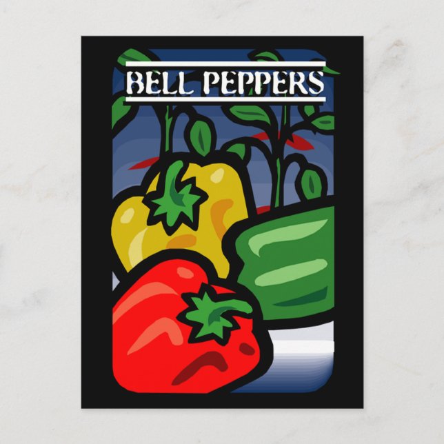Bell Peppers Postcard (Front)