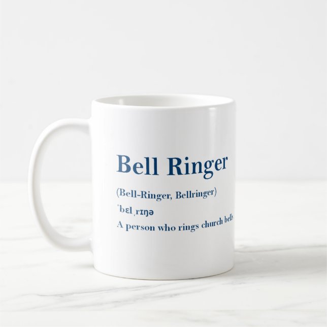 Bell Ringer Definition Mug (Left)