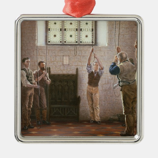 Bell Ringers Metal Ornament (Front)