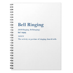 Bell Ringing Definition Notebook