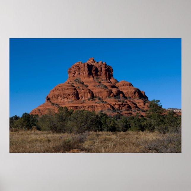 Bell Rock in Winter 2001 Poster (Front)