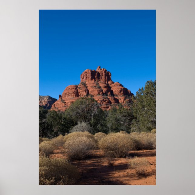 Bell Rock in Winter 2021 Poster (Front)