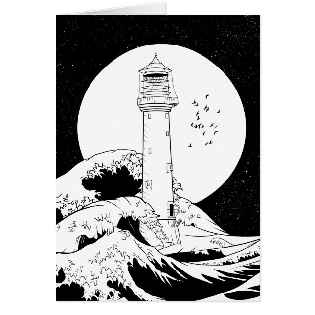 Bell Rock lighthouse black and white (Front)