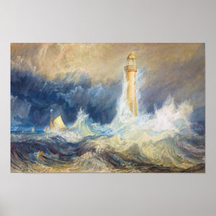 Bell Rock Lighthouse Joseph Mallord William Turner Poster