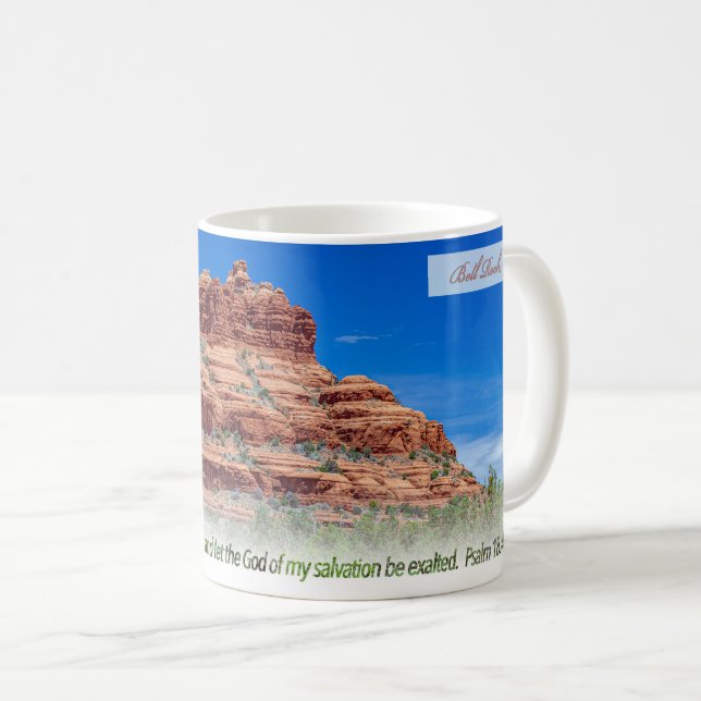 Bell Rock Psalm 18:46 KJV Coffee Mug (Front Right)