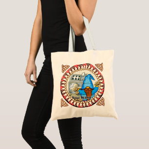 Bell slots gnome  tote bag