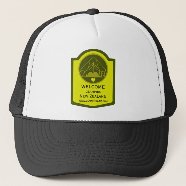 Bell Tent Glamping Business Trucker Hat (Front)