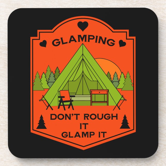 Bell Tent Glamping Coaster (Front)