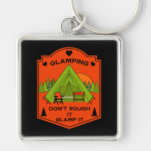 Bell Tent Glamping Key Ring