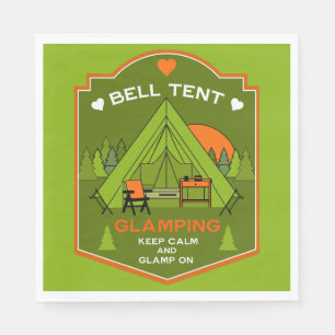 Bell Tent Glamping Napkin