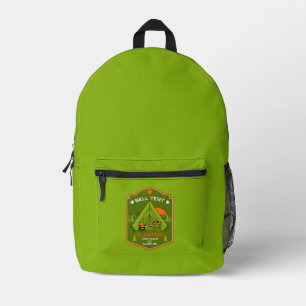 Bell Tent Glamping Printed Backpack