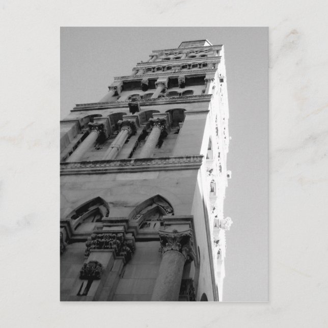 Bell Tower in Split Croatia Postcard (Front)