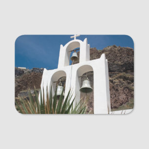 Bell tower name tag