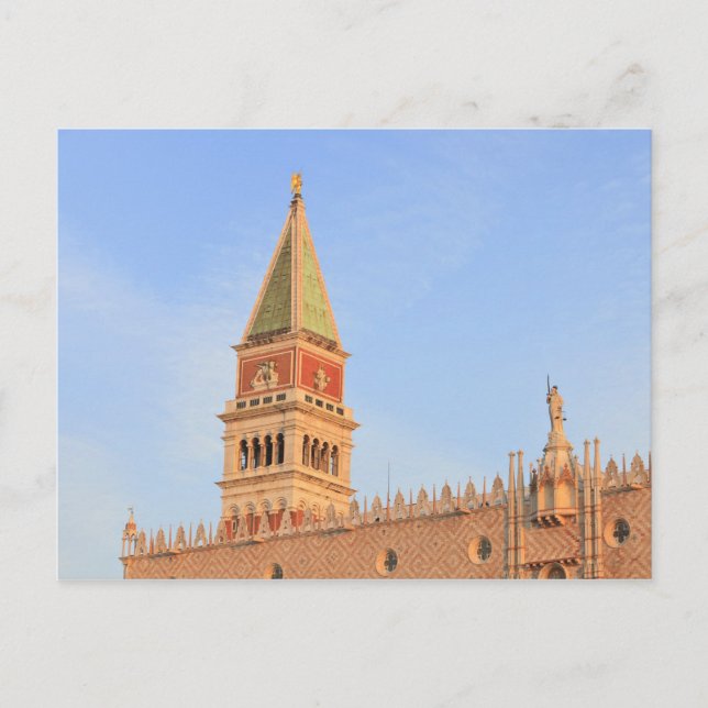 Bell Tower, Piazza San Marco, Venice Postcard (Front)