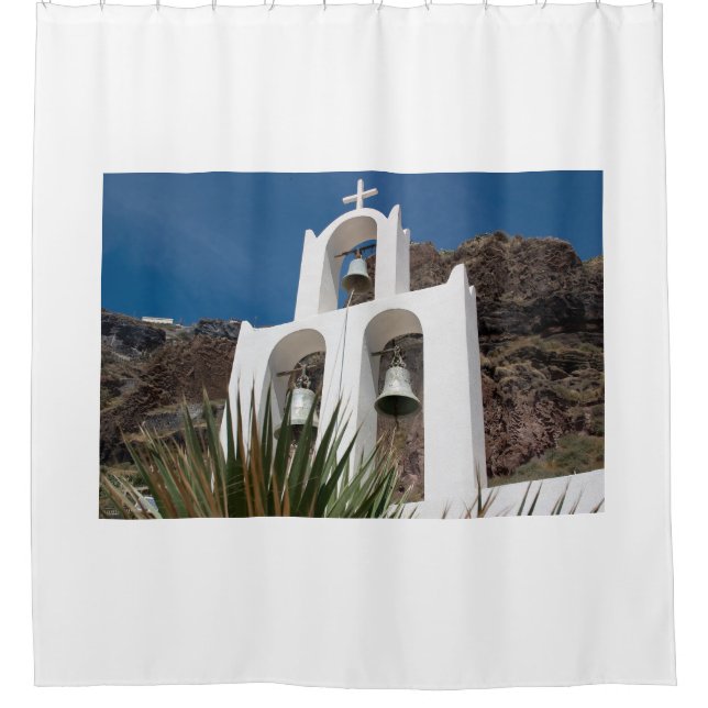 Bell tower shower curtain (Front)