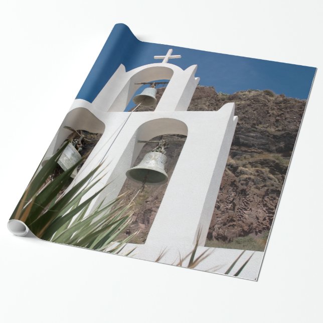 Bell tower wrapping paper (Unrolled)