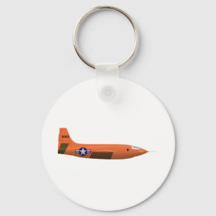 Bell X-1 Rocket plane Key Ring