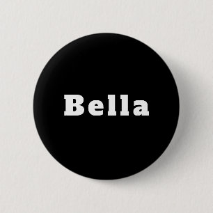 Bella 6 Cm Round Badge